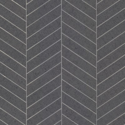 York Wallcovering Atelier Herringbone Wallpaper Dark Gray