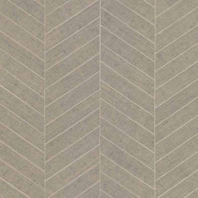 York Wallcovering Atelier Herringbone Wallpaper Poff White