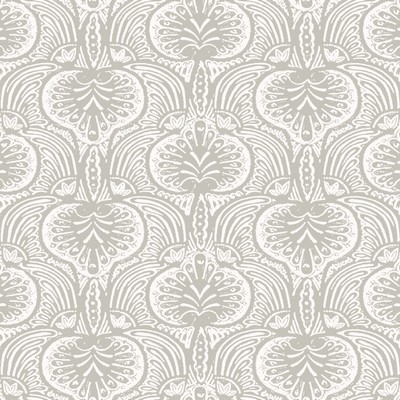 York Wallcovering Lotus Palm Wallpaper Gray