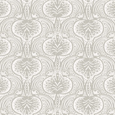 York Wallcovering Lotus Palm Wallpaper Gray