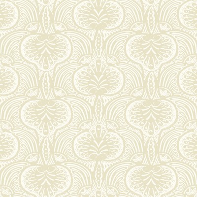 York Wallcovering Lotus Palm Wallpaper Beige