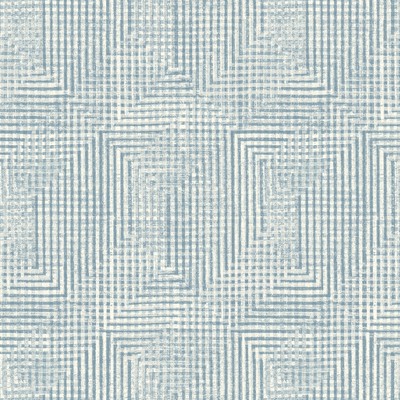 York Wallcovering Right Angle Weave Wallpaper Blue