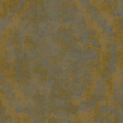 York Wallcovering CHARLESTON                     medium taupe, soft yellow, dark taupe
