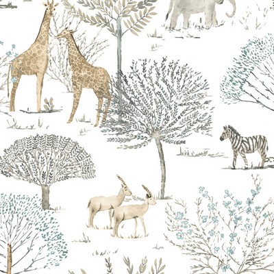 York Wallcovering On The Savanna Wallpaper Neutral