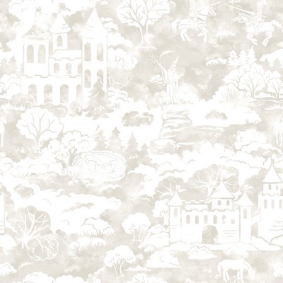 York Wallcovering Quiet Kingdom Wallpaper Taupe