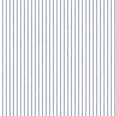 York Wallcovering Ticking Stripe Wallpaper Navy