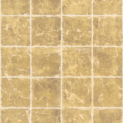 York Wallcovering Metal Leaf Squares Wallpaper Gold 