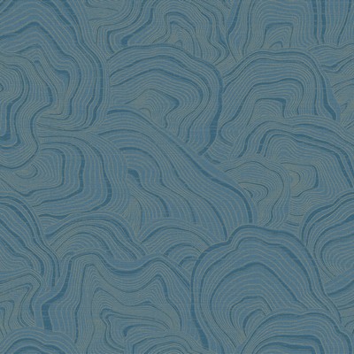 York Wallcovering Geodes Wallpaper Blue