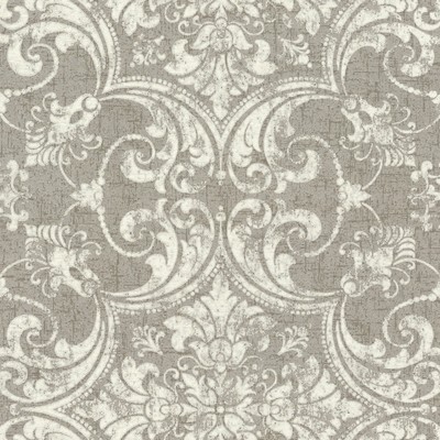 York Wallcovering Regency Wallpaper Metallics/White/Off Whites