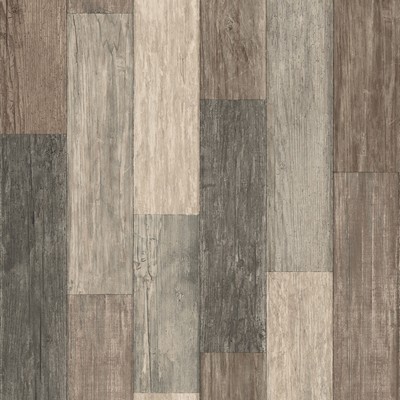 York Wallcovering Pallet Board Wallpaper  Browns