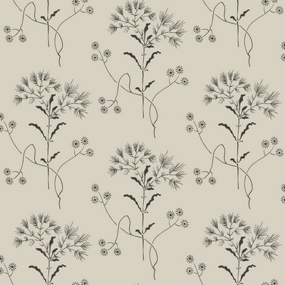 York Wallcovering Wildflower  White/Gatherings (Taupe)