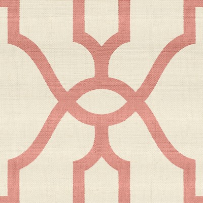 York Wallcovering Woven Trellis  Pompian Red