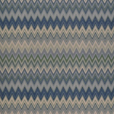 York Wallcovering Zig Zag Multicolore Wallpaper  Blues