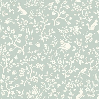 York Wallcovering Fox & Hare Wallpaper Green