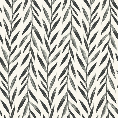 York Wallcovering Willow Wallpaper Black