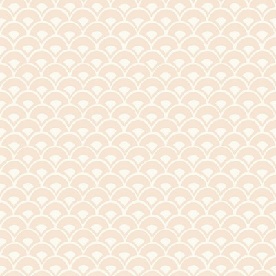 York Wallcovering Stacked Scallops Wallpaper Pink