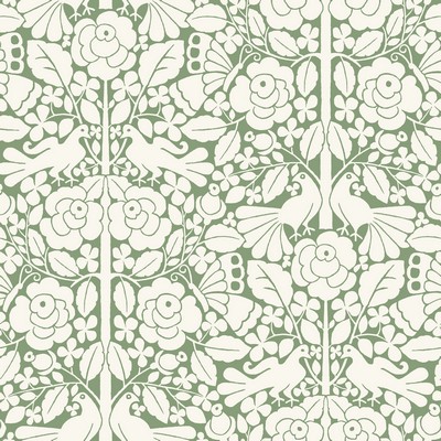 York Wallcovering Fairy Tales Wallpaper Green