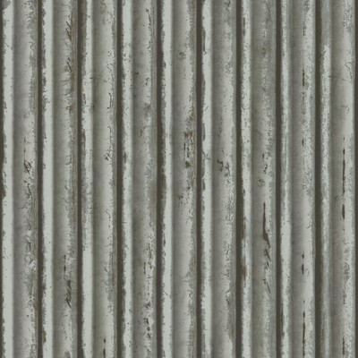 York Wallcovering Weathered Metal Wallpaper Grey/Silver