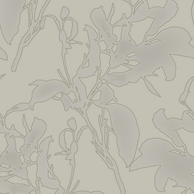 York Wallcovering Botanical Silhouette Wallpaper Taupe