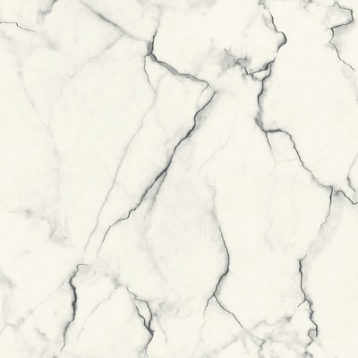 York Wallcovering Gilded Marble Wallpaper Black/White