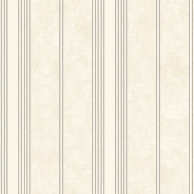 York Wallcovering Mixed Metals Channel Stripe Wallpaper white/silver