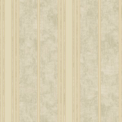 York Wallcovering Mixed Metals Channel Stripe Wallpaper sage/gold 