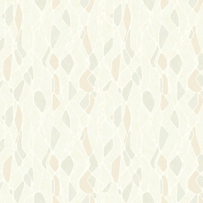 York Wallcovering Stained Glass Wallpaper Beige