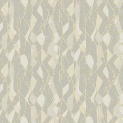 York Wallcovering Stained Glass Wallpaper Grey