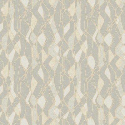 York Wallcovering Stained Glass Wallpaper Grey