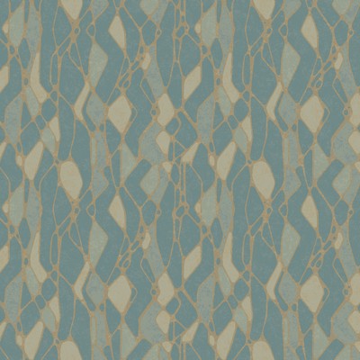 York Wallcovering Stained Glass Wallpaper Blue
