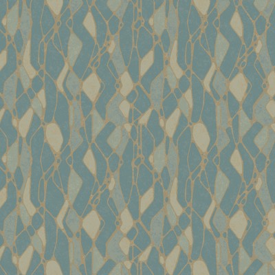 York Wallcovering Stained Glass Wallpaper Blue