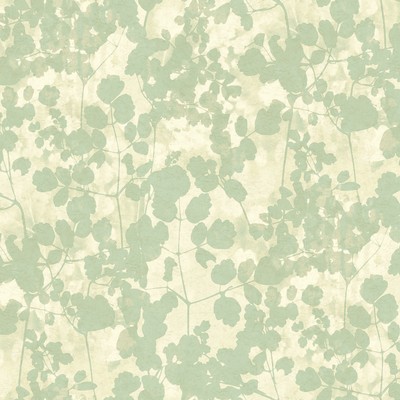 York Wallcovering Pressed Leaves Wallpaper Green