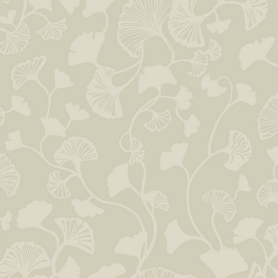 York Wallcovering Gingko Trail Wallpaper Tan