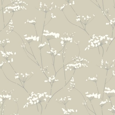 York Wallcovering Enchanted Wallpaper Tan