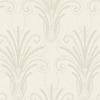 York Wallcovering Candlewick Wallpaper White/Off Whites