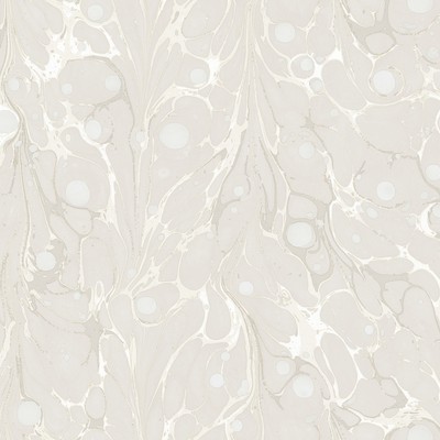 York Wallcovering Marbled Endpaper Wallpaper Cream