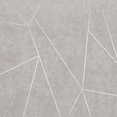 York Wallcovering Nazca Wallpaper Light Grey/Silver