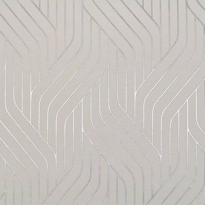 York Wallcovering Ebb And Flow Wallpaper White/Silver