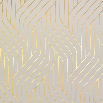 York Wallcovering Ebb And Flow Wallpaper Almond/Gold
