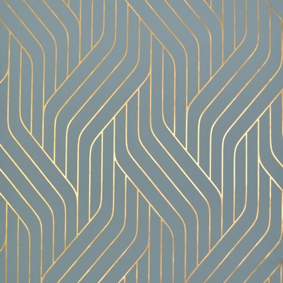 York Wallcovering Ebb And Flow Wallpaper Blue/Gold