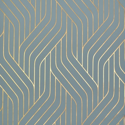 York Wallcovering Ebb And Flow Wallpaper Blue/Gold