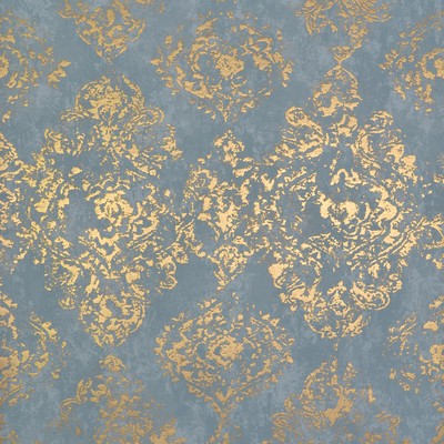 York Wallcovering Stargazer Wallpaper Blue/Gold