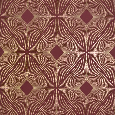 York Wallcovering Harlowe Wallpaper Red/Gold