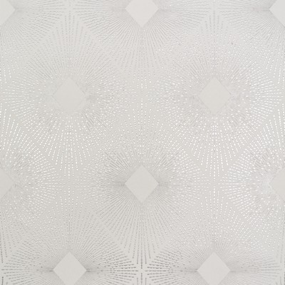 York Wallcovering Harlowe Wallpaper White/Silver