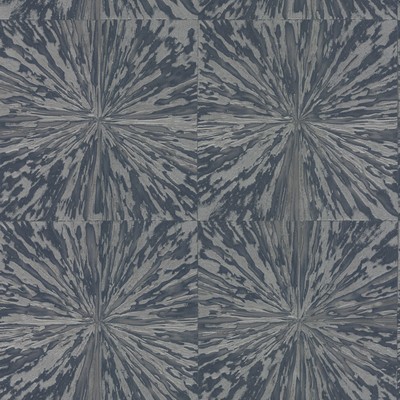 York Wallcovering Squareburst Wallpaper Navy