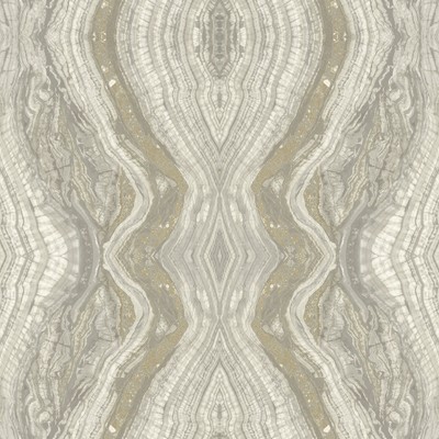 York Wallcovering Kaleidoscope Wallpaper Light Gray