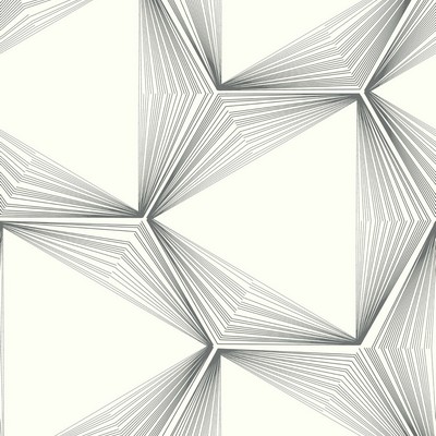 York Wallcovering Honeycomb Wallpaper Dark Grey, Dark Gray