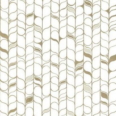 York Wallcovering Perfect Petals Wallpaper White/Gold