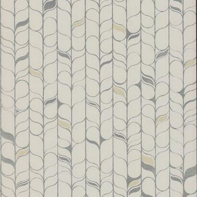 York Wallcovering Perfect Petals Wallpaper Off White/Silver