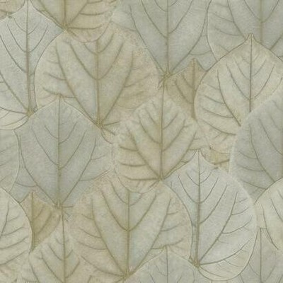 York Wallcovering Leaf Concerto Wallpaper Taupe
